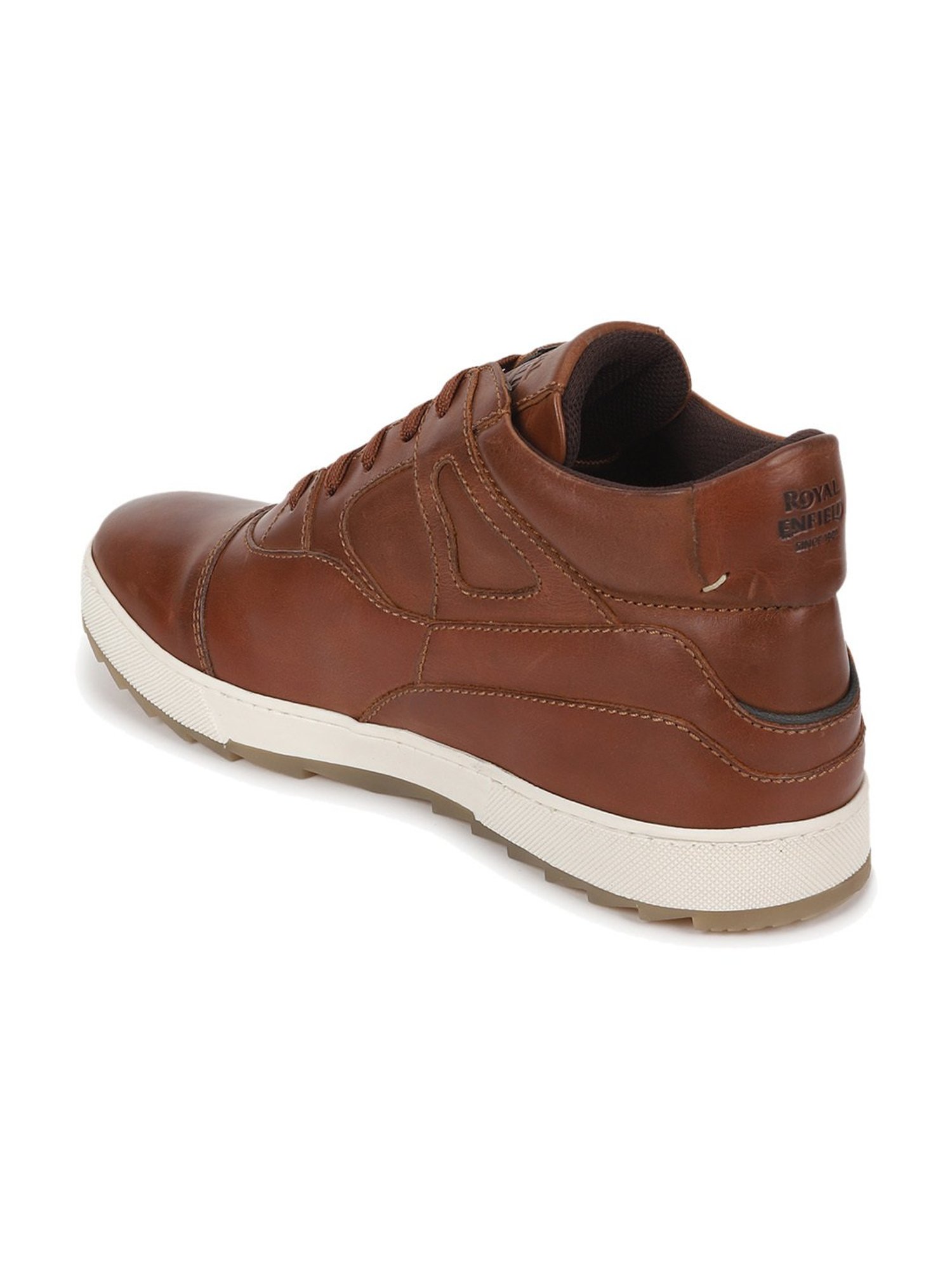 Royal Enfield Men's RAMBLE Brown Casual Sneakers
