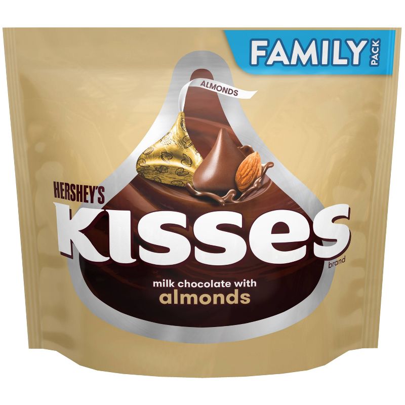 Kisses Almond Chocolate Candy - 16oz