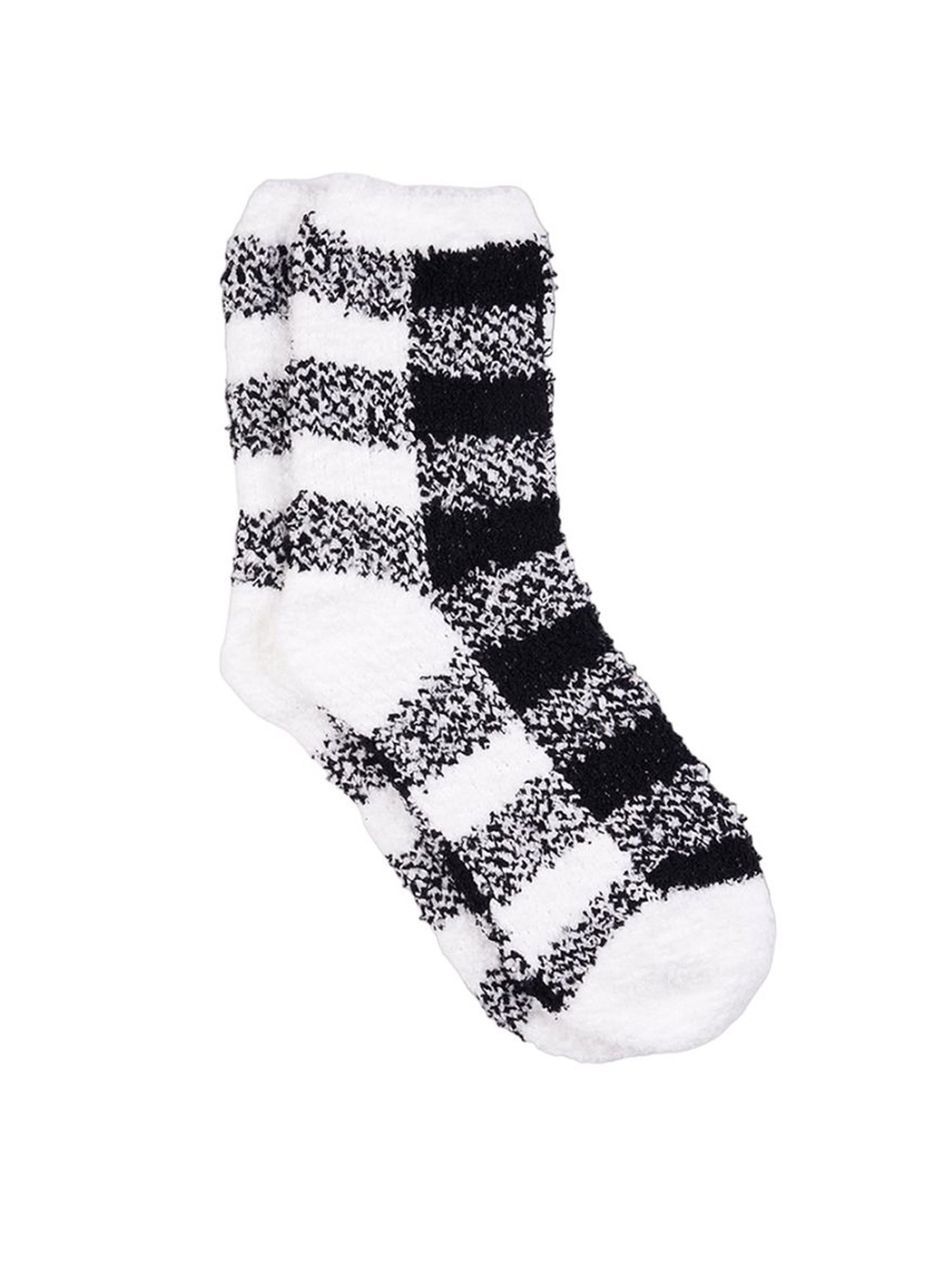 Pantaloons Junior Black & White Polyester Striped Socks