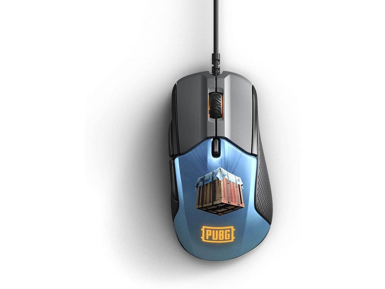 SteelSeries Rival 310 PUBG Edition Gaming Mouse - 12,000 CPI TrueMove3 Optical Sensor - Split-Trigger Buttons - RGB Lighting