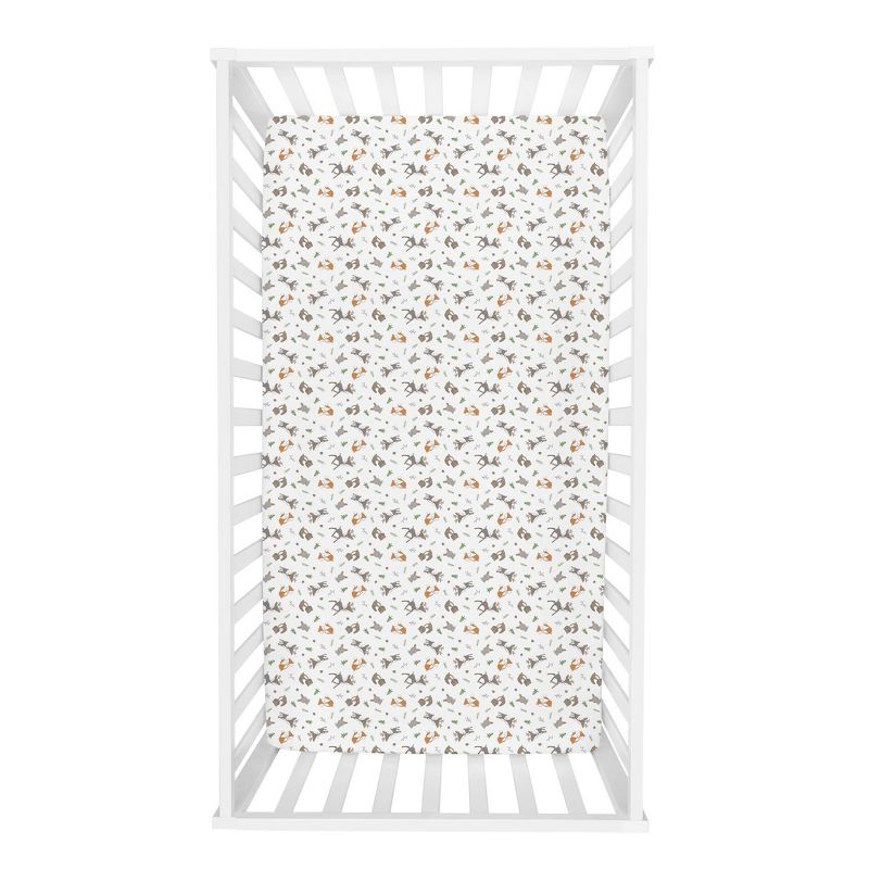 Trend Lab Deluxe Flannel Fitted Crib Sheet - Forest Nap