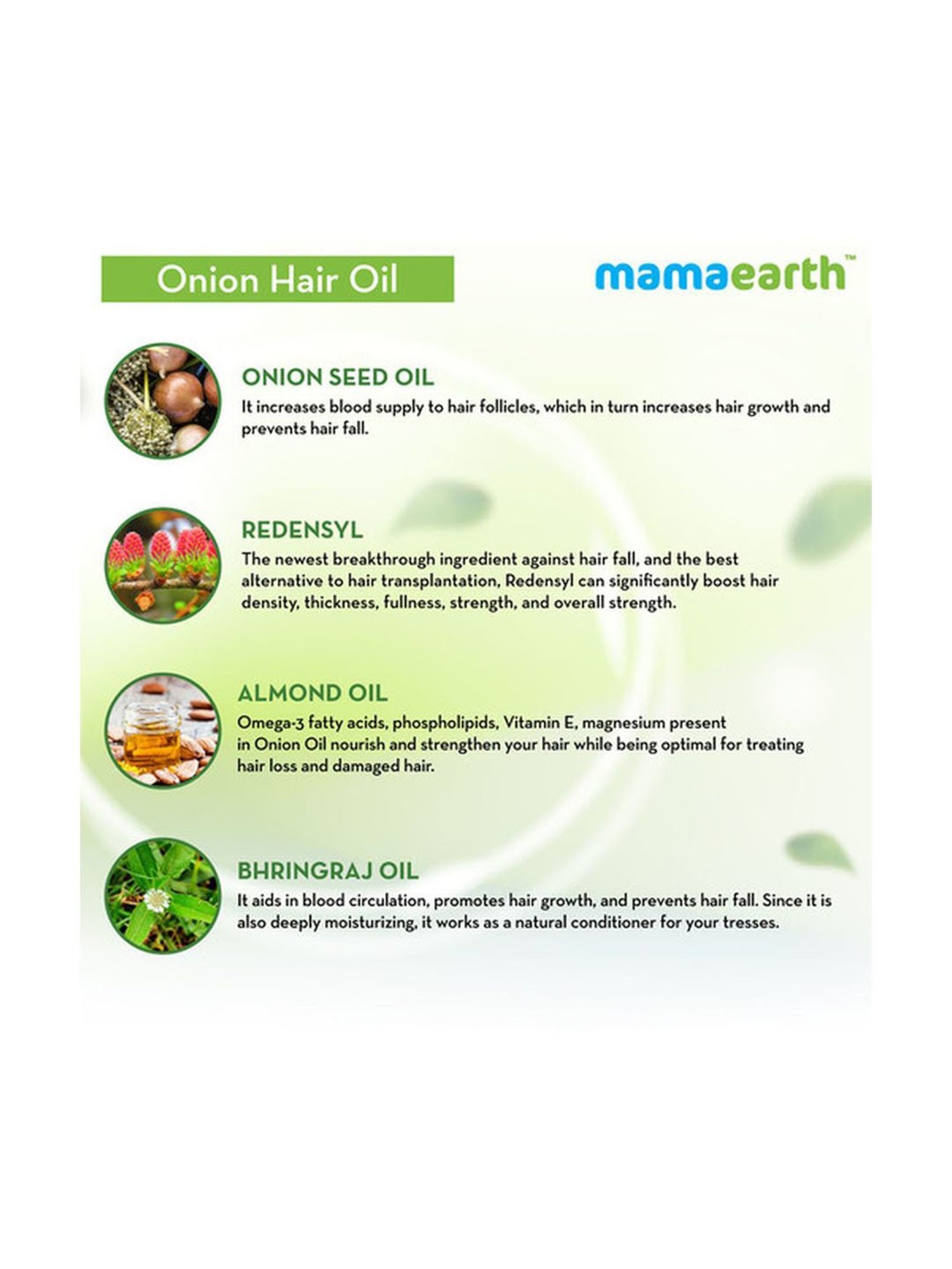 Mamaearth Onion Hair Oil for Hair Regrowth & Hair Fall Control - 250 ml