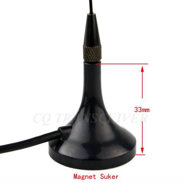 New NAGOYA UT-102UV SMA-F UHF / VHF Magnetic Vehicle-mounted Antenna for Walkie Talkie Kenwood TK 3107 2107 BAOFENG UV5R 888S