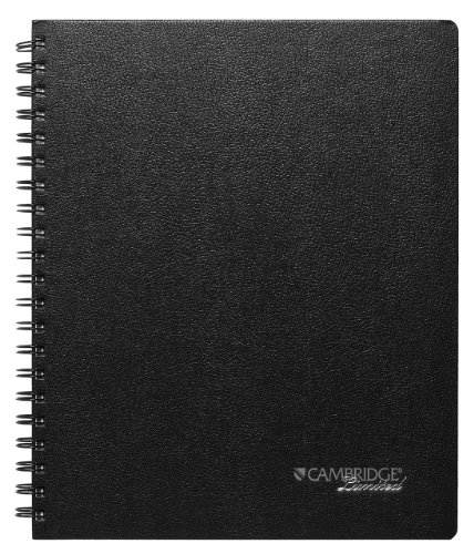 Cambridge Limited Hardbound Notebook with Pocket Legal Rule 11 x 8 1/2 White 96