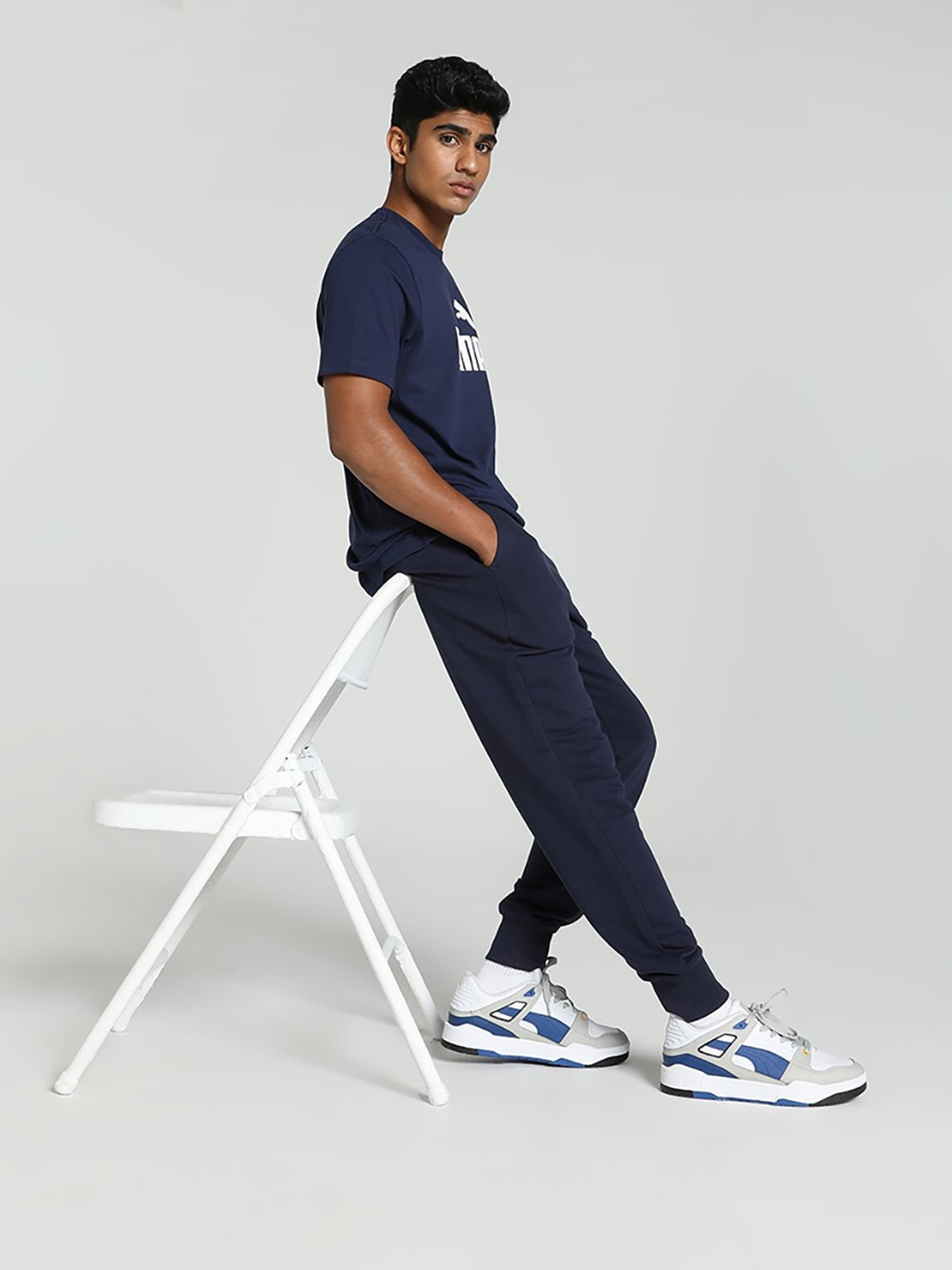 Basics Green Jogger Track Pant