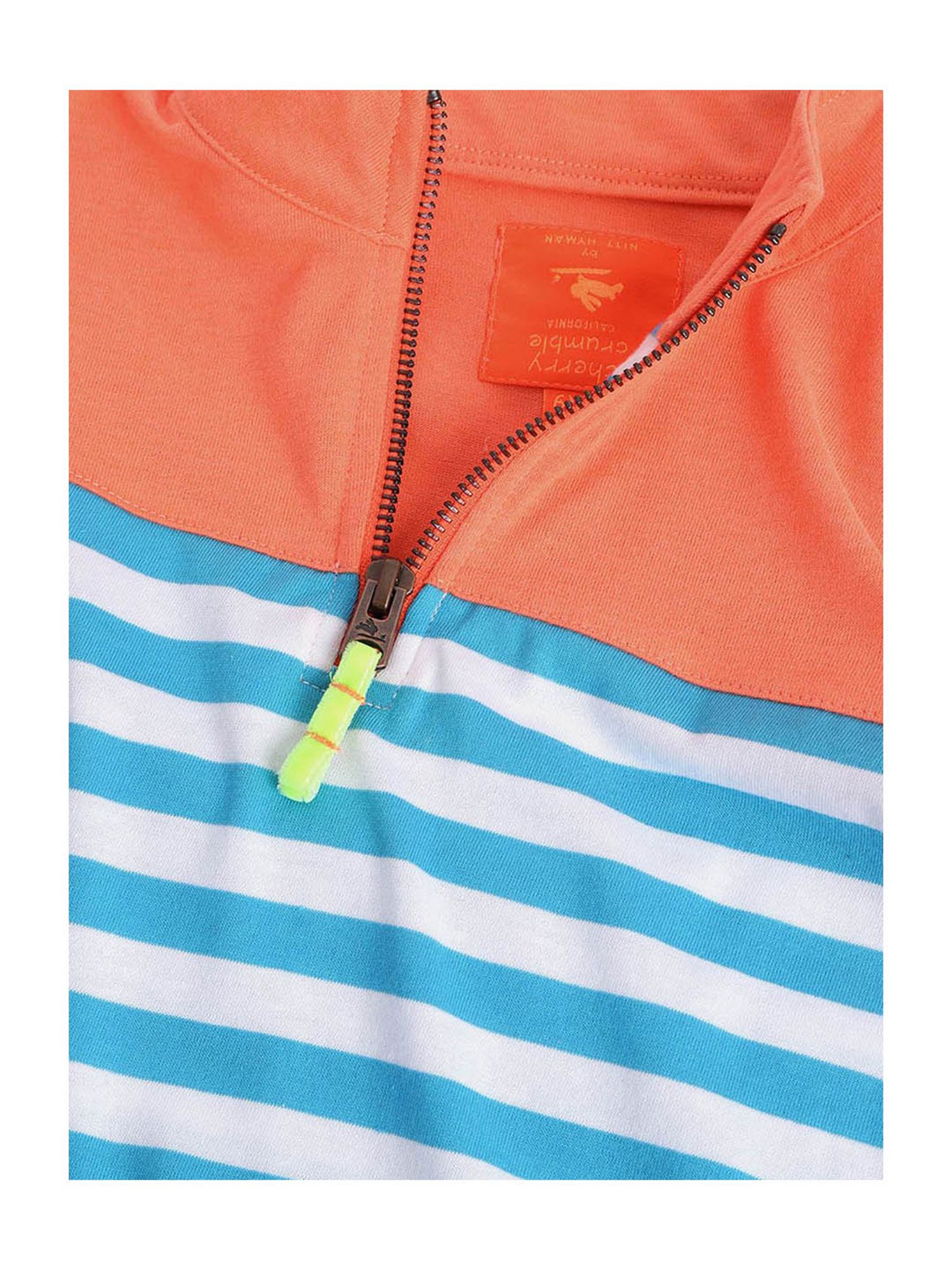 Cherry Crumble By Nitt Hyman Kids Multicolor Striped Sweatshirt