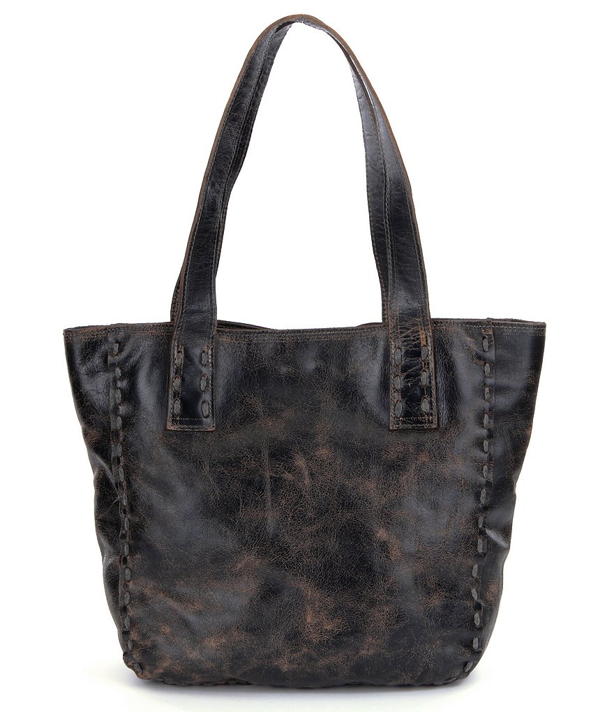 Bed Stu Stevie Leather Pick Stitch Tote Bag