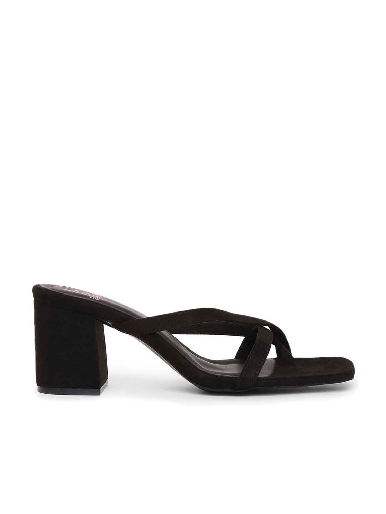 Tao Paris Women's Black Cross Strap Sandals