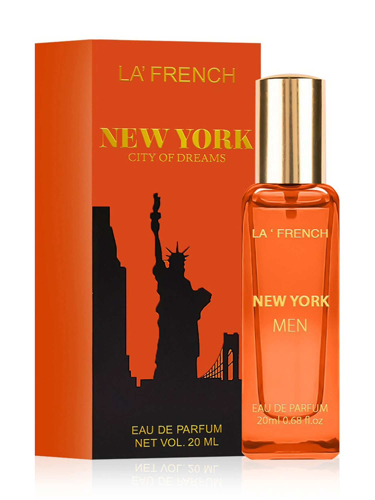 La'french New York City of Dreams Eau de Parfum for Men - 20 ml