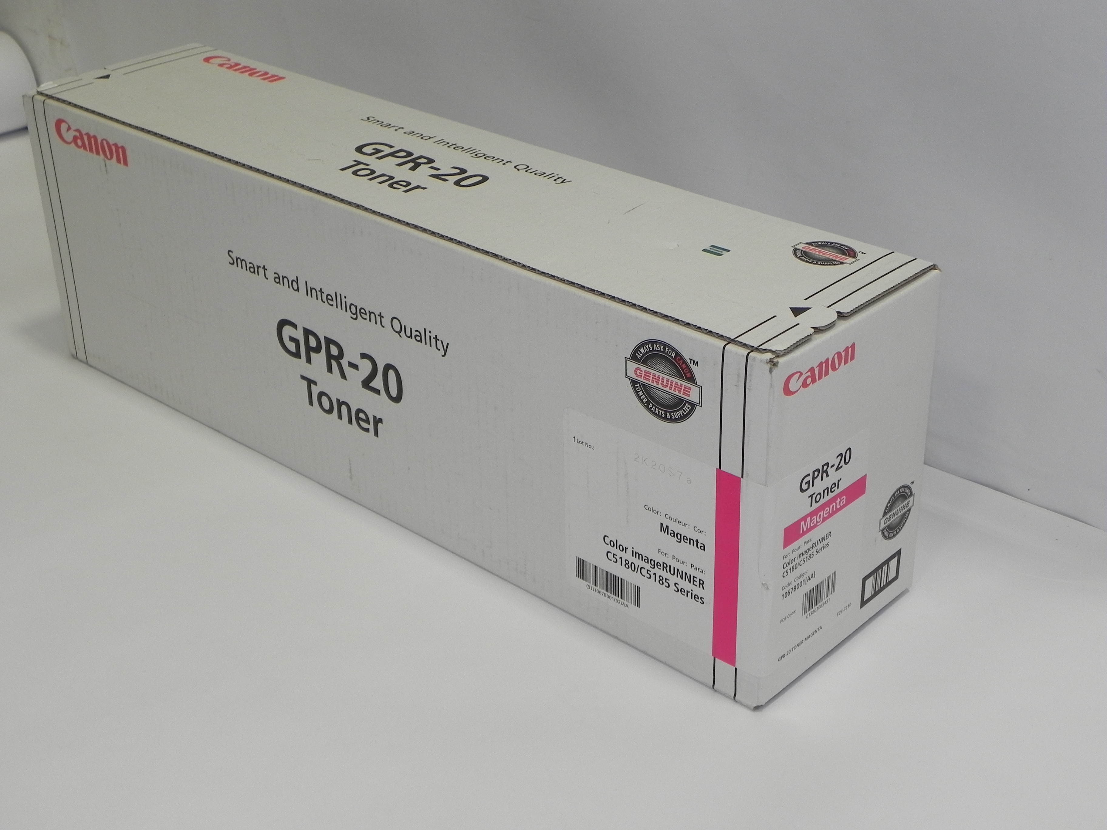Canon 1067B001[AA] Genuine Magenta Toner for ImageRUNNER C5180/C5185