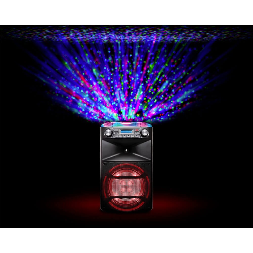 ion ipa107 block party ultra 120w karaoke pa with voice effects