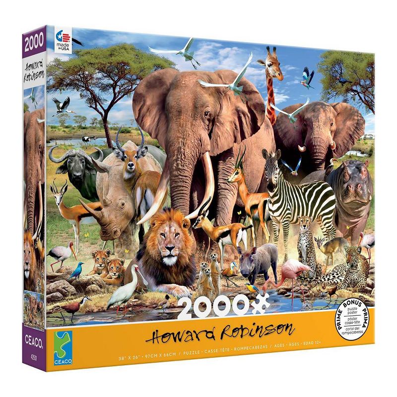 Ceaco African Plains Jigsaw Puzzle - 2000pc