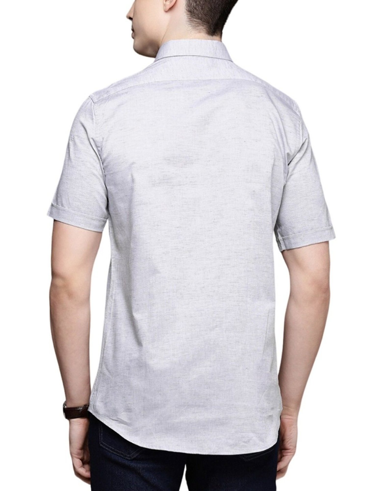 Simon Carter London Grey Slim Fit Shirt