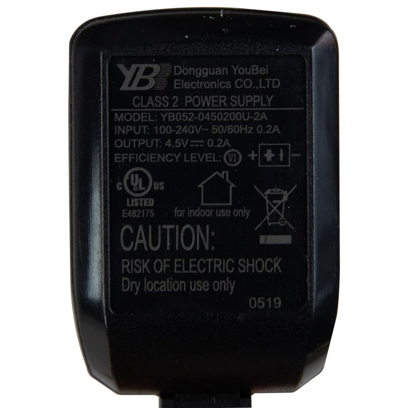 J. Hofert Co 9.5" Lighted Clear Constant Wide Angle 5 Point Star Christmas Tree Topper - Multicolor LED lights