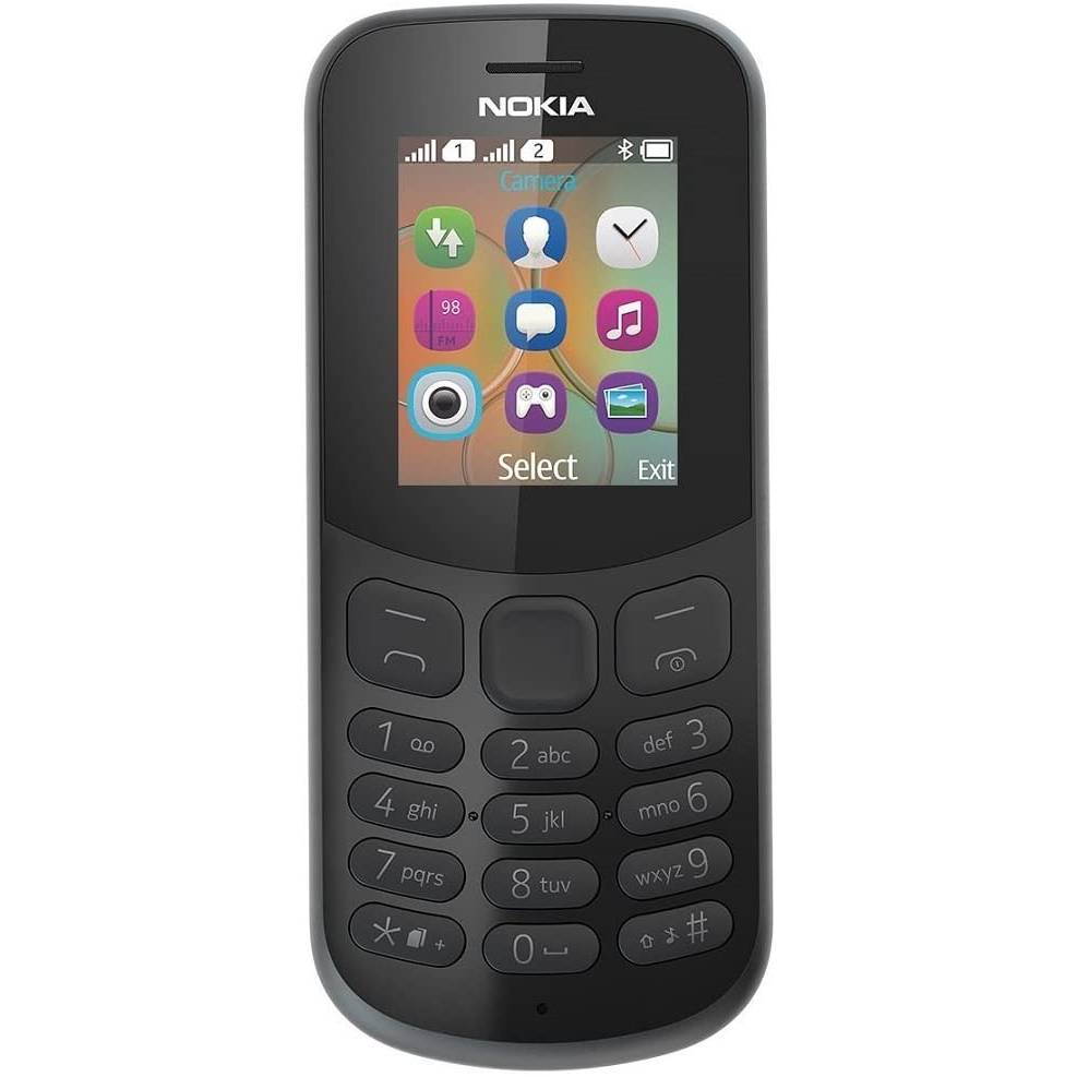 Nokia 130 (2017) Dual-Sim 4MB (GSM only | No CDMA) Factory Unlocked 2G GSM Cell Phone (Red) - International Version