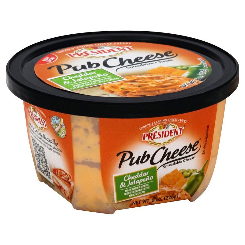 President Cheddar & Horseradish Cheese - 8oz