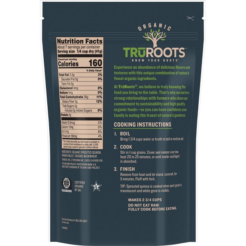 truRoots Sprouted Quinoa & Ancient Grain Medley - 10oz
