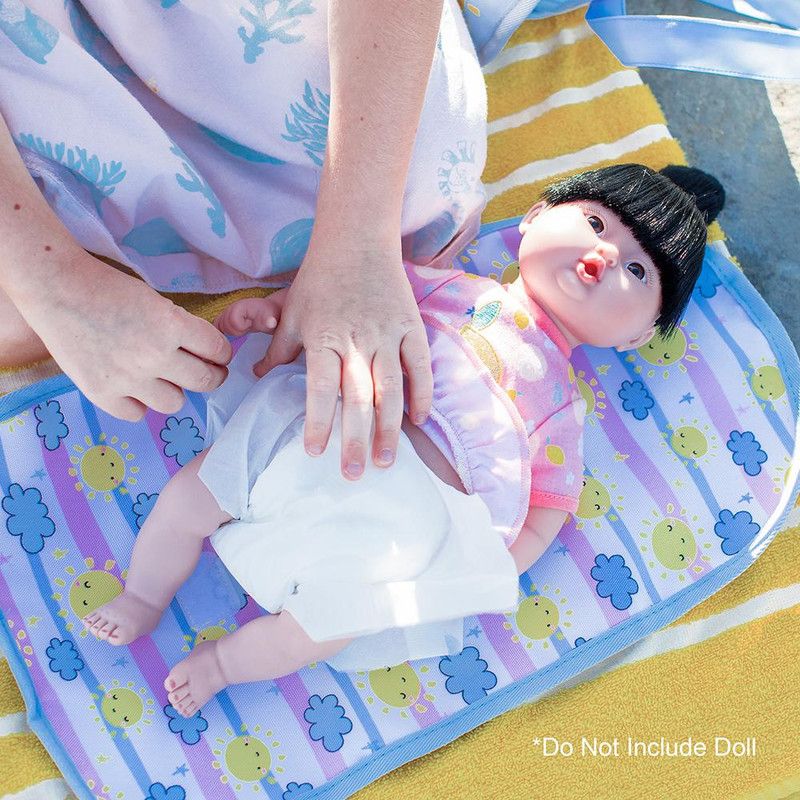 Adora Sunny Days Baby Doll Accessories Interactive, Color Changing & Water Activated Baby Doll Diaper Bag