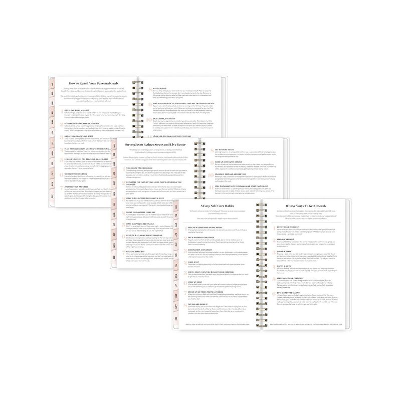 2021 The Everygirl Planner 5" x 8" Frosted Plastic Weekly/Monthly Wirebound Hannah Rose - Blue Sky