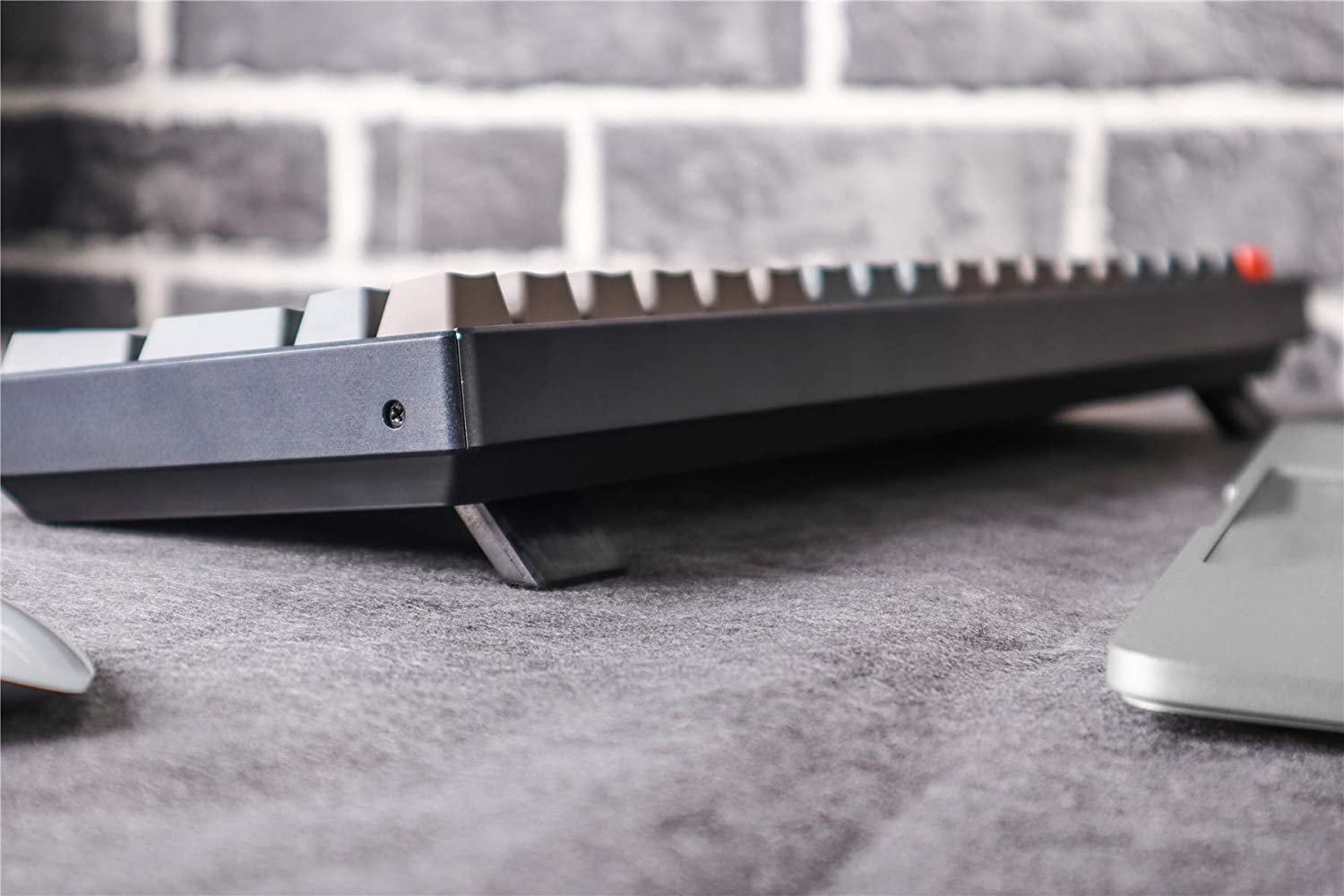 Keychron K4 Wireless Bluetooth/USB Wired Gaming Mechanical Keyboard, Compact 100 Keys RGB LED Backlit Gateron Red Switch N-Key Rollover, Aluminum Frame for Mac Windows