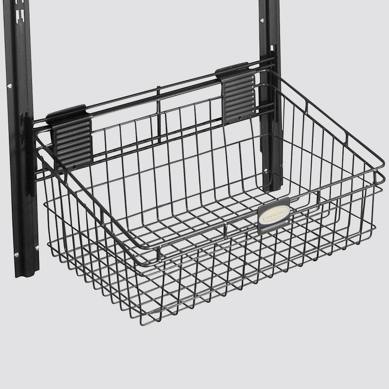 Shed Bracket Hooks/Basket Kit - Black - Suncast