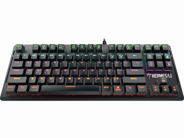Gamdias Hermes E2 Mechanical Gaming Keyboard with Brown Switches, 87TKL