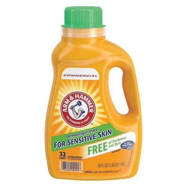 HE Compatible Liquid Detergent, Unscented, 50oz Bottle