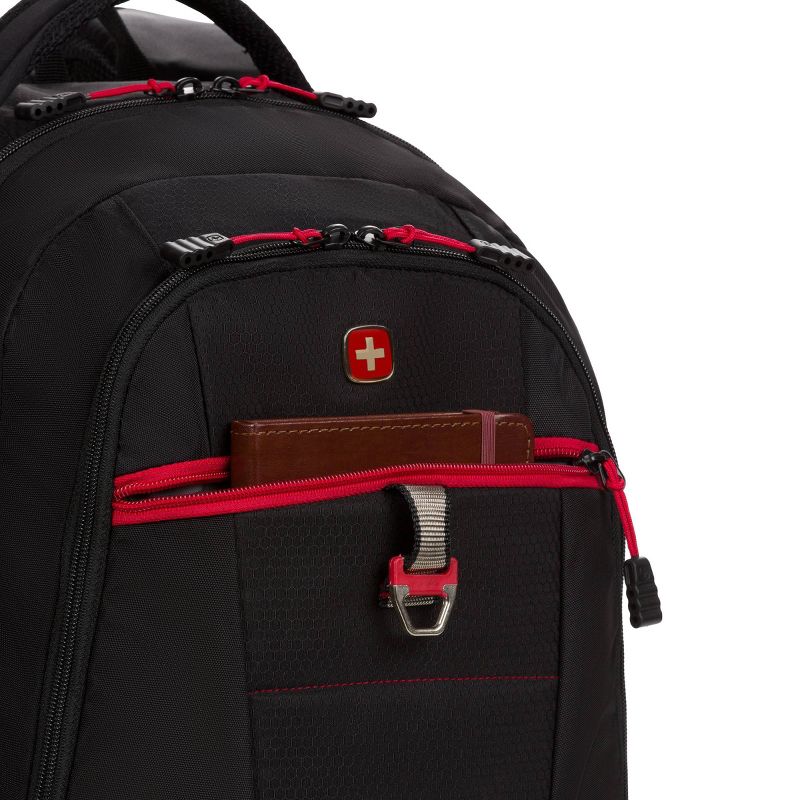 SWISSGEAR 18.5" Backpack - Black/Red