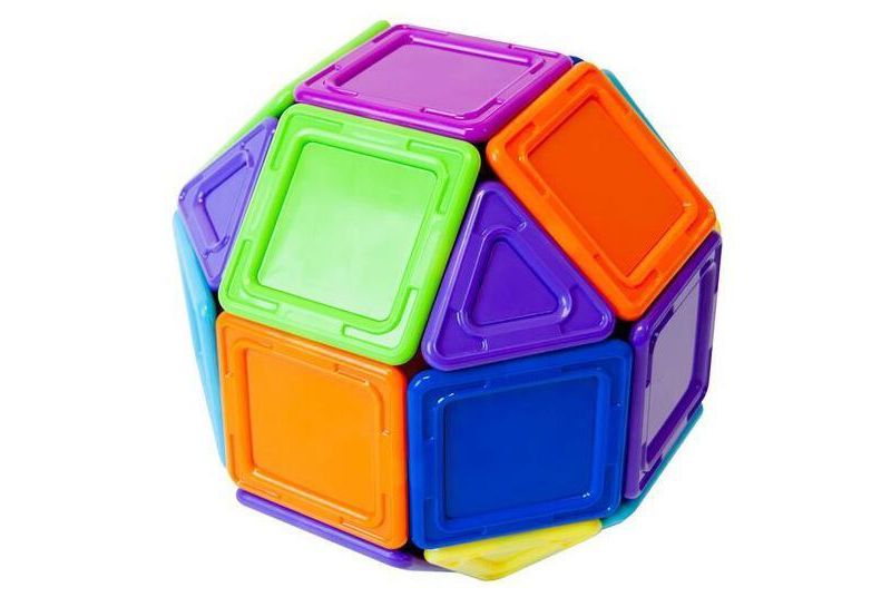 Magformers Opaque Rainbow 40 PC Set