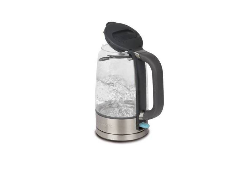 MegaChef 1.7L Electric Tea Kettle - Silver