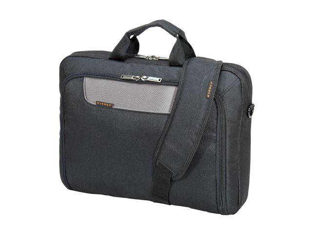 Everki Black 17.3" Advance Laptop Bag / Briefcase Model EKB407NCH17