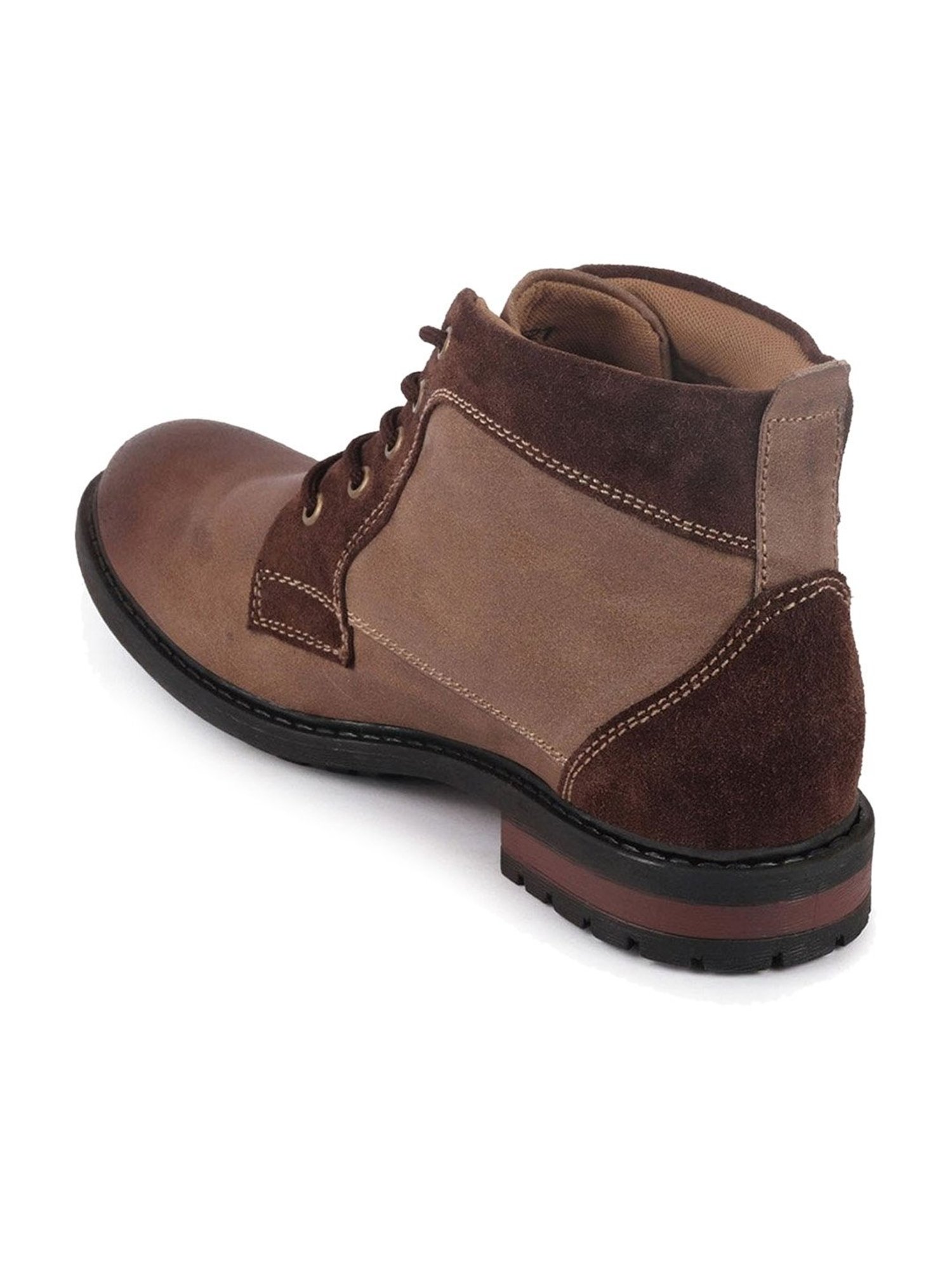 Fausto Men's Brown Derby Boots