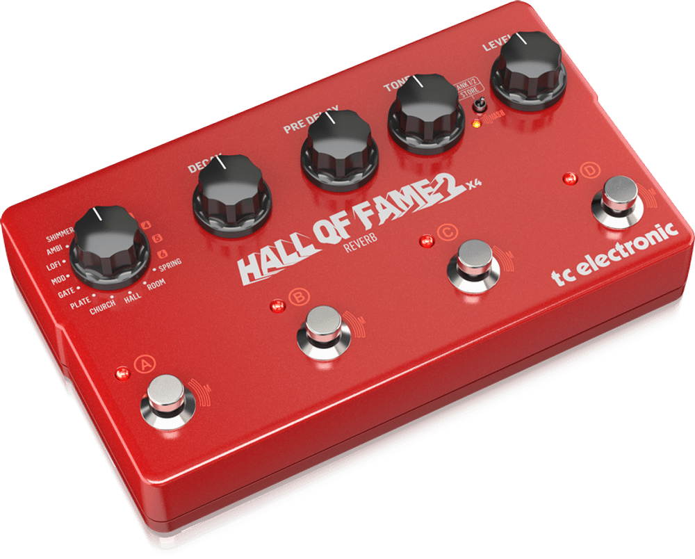 TC Electronic HALL OF FAME 2X4 REVERB Effects Pedal