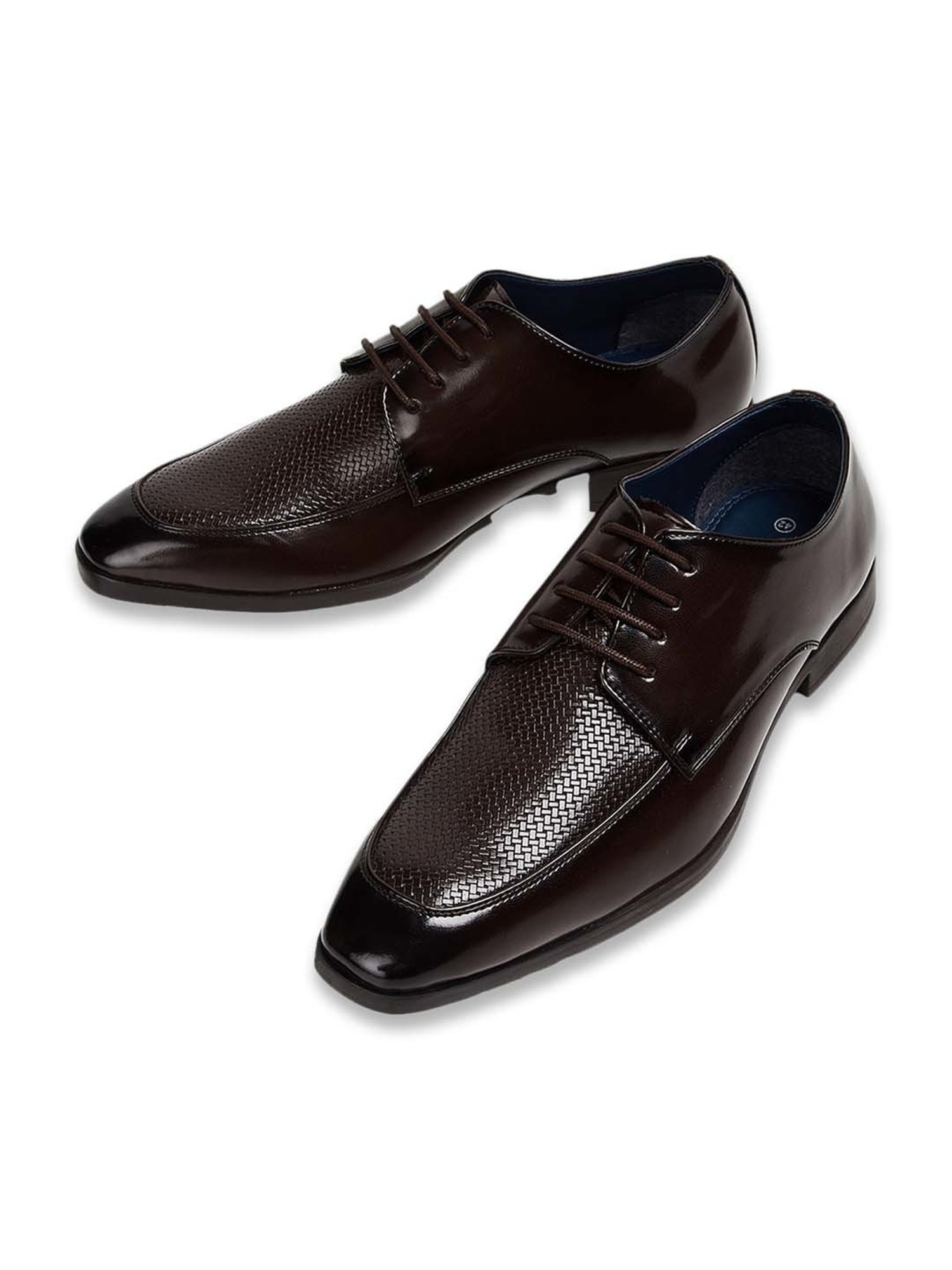 Code by Lifestyle Men's Brown Derby Shoes