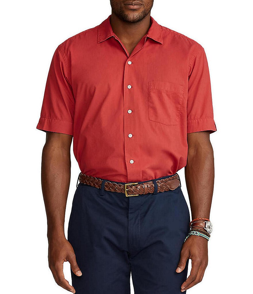 Polo Ralph Lauren Big & Tall Short-Sleeve Woven Camp Shirt