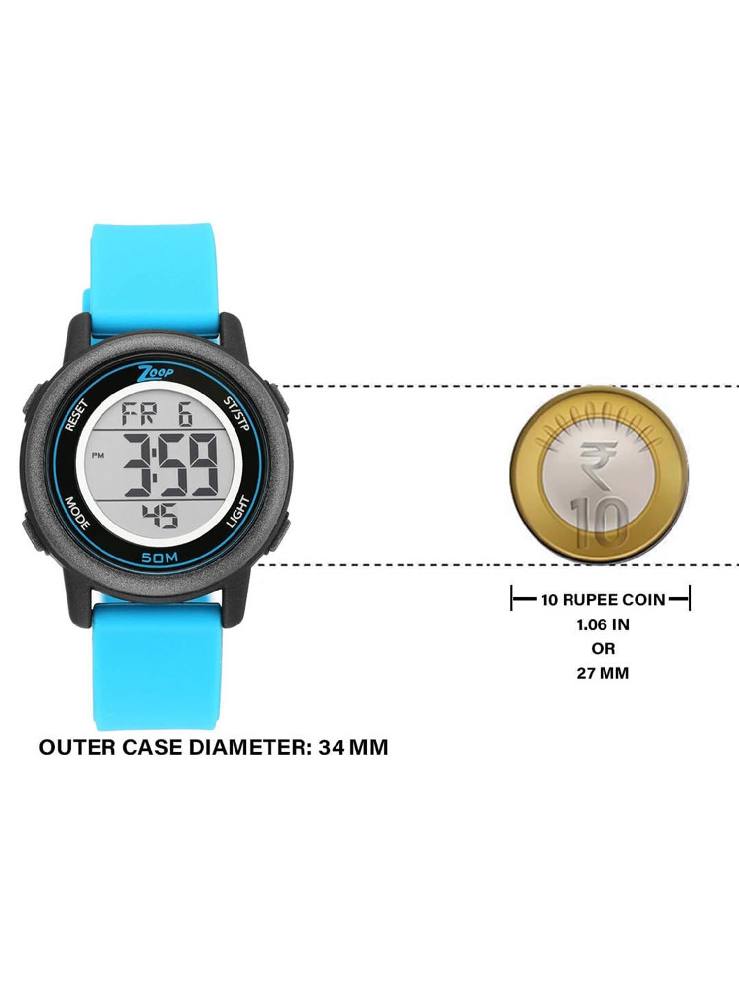 Zoop NS16017PP01 Unisex Digital Watch