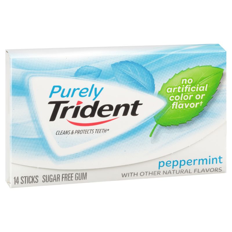 Trident Peppermint Chewing Gum - 14ct