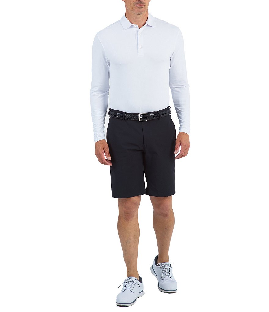 IBKUL Long-Sleeve Ice Fil&reg; Polo Shirt