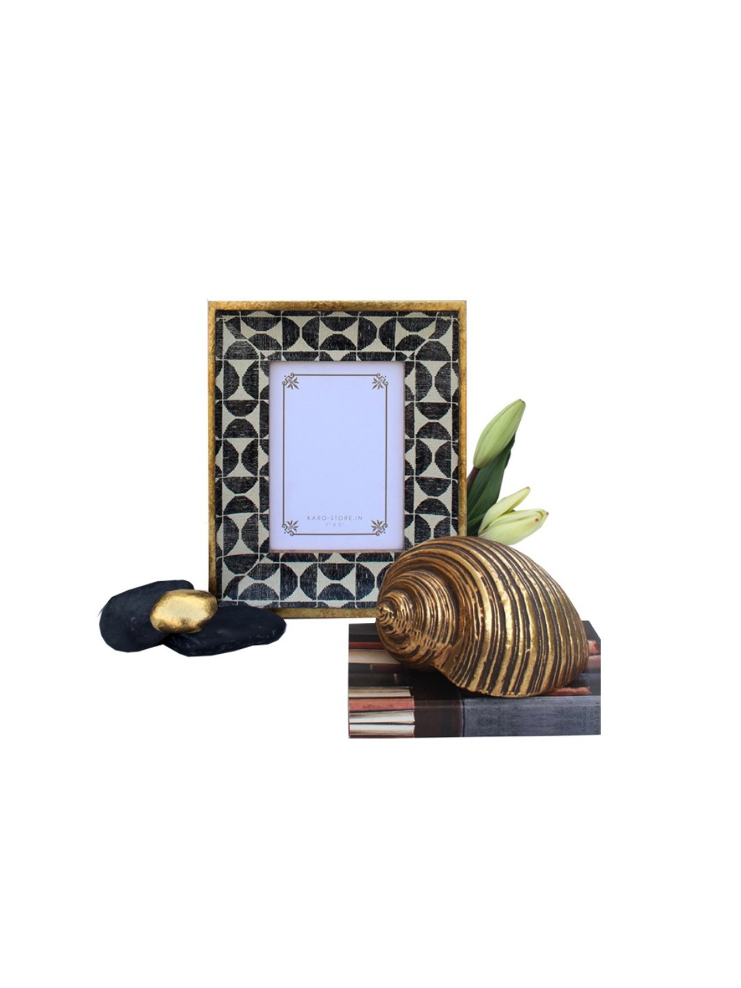 Karo Zehra Printed Multicolor Wood Photo Frame