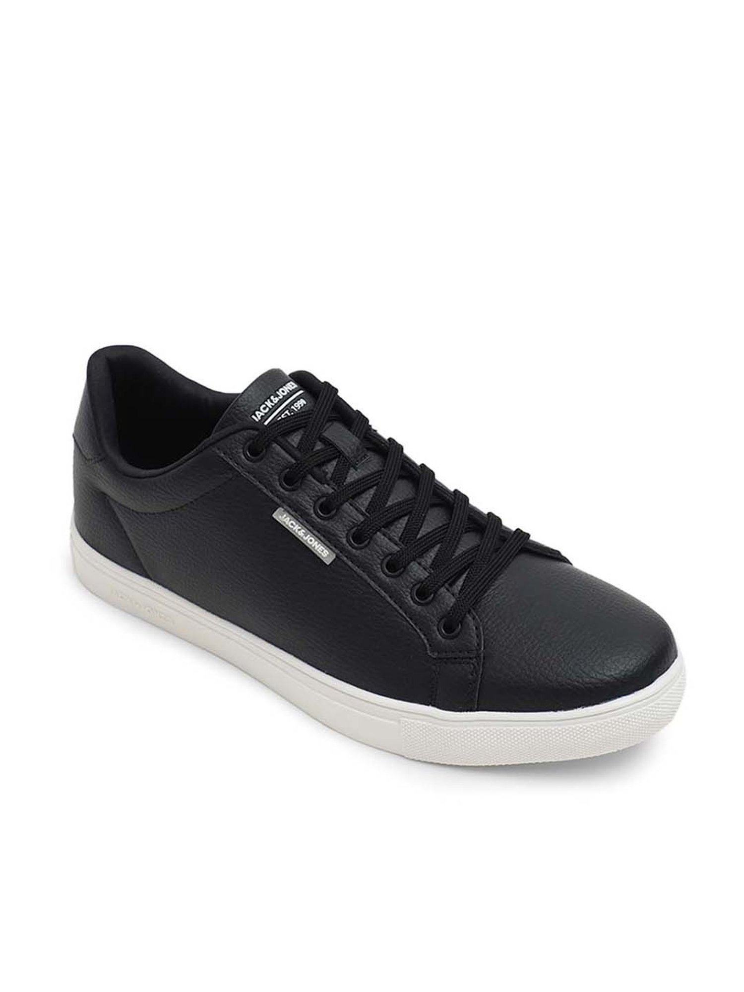 Jack & Jones Men's Jet Black Casual Sneakers