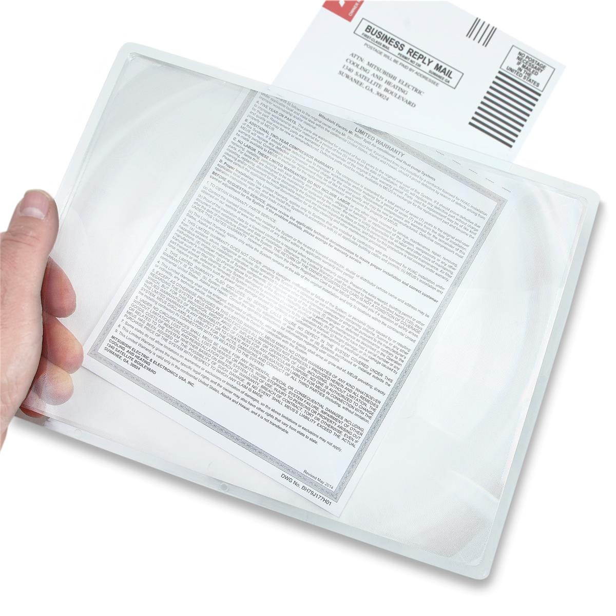 Carson Page Magnifier 2x Rigid-Frame Full Page Magnifier DM-21
