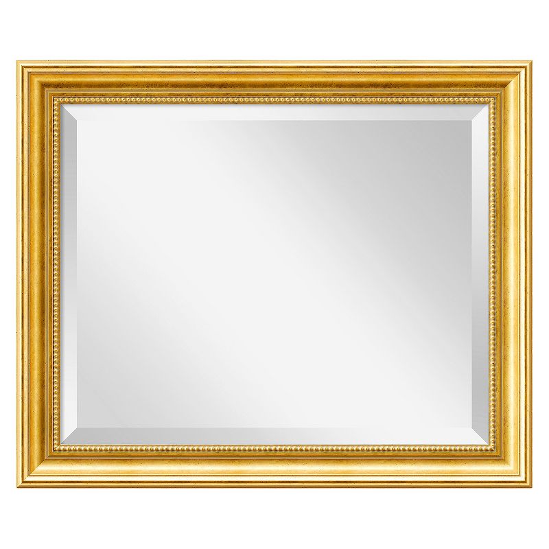 20" x 24" Townhouse Wood Framed Wall Mirror Gold - Amanti Art