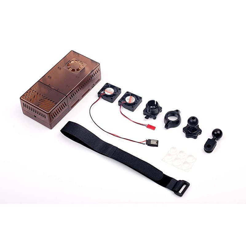 V2 Tint Case Dual Fans for Stratux ADS-B Kit Fits AHRS Module and GPYes