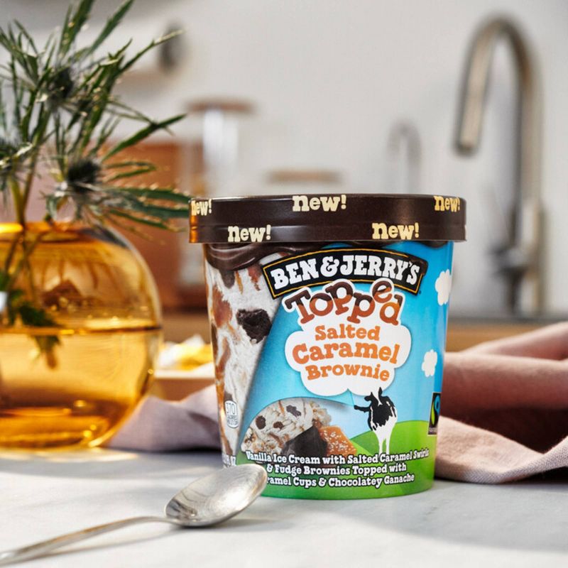 Ben & Jerry's Topped Salted Caramel Brownie Ice Cream - 16oz