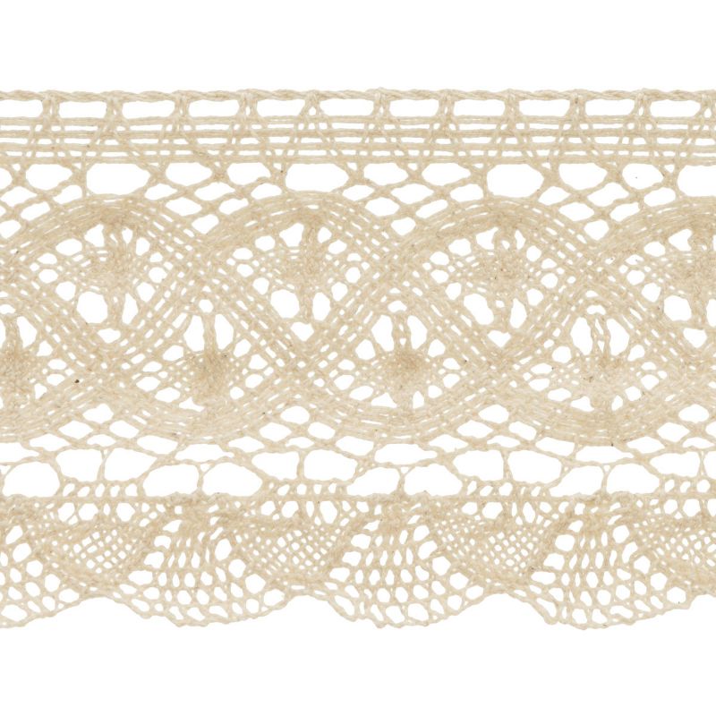 Simplicity Fan Cluny Lace 3.5"X12yd-Natural