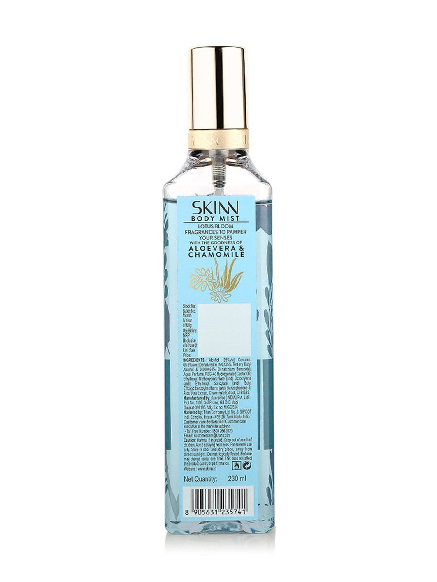 Skinn by Titan Lotus Bloom Body Mist - 230 ml