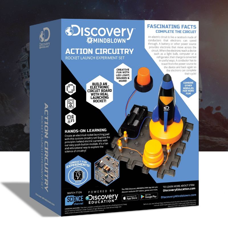 Discovery Kids Toy Circuitry Action Experiment Rocket Launch Science Kit