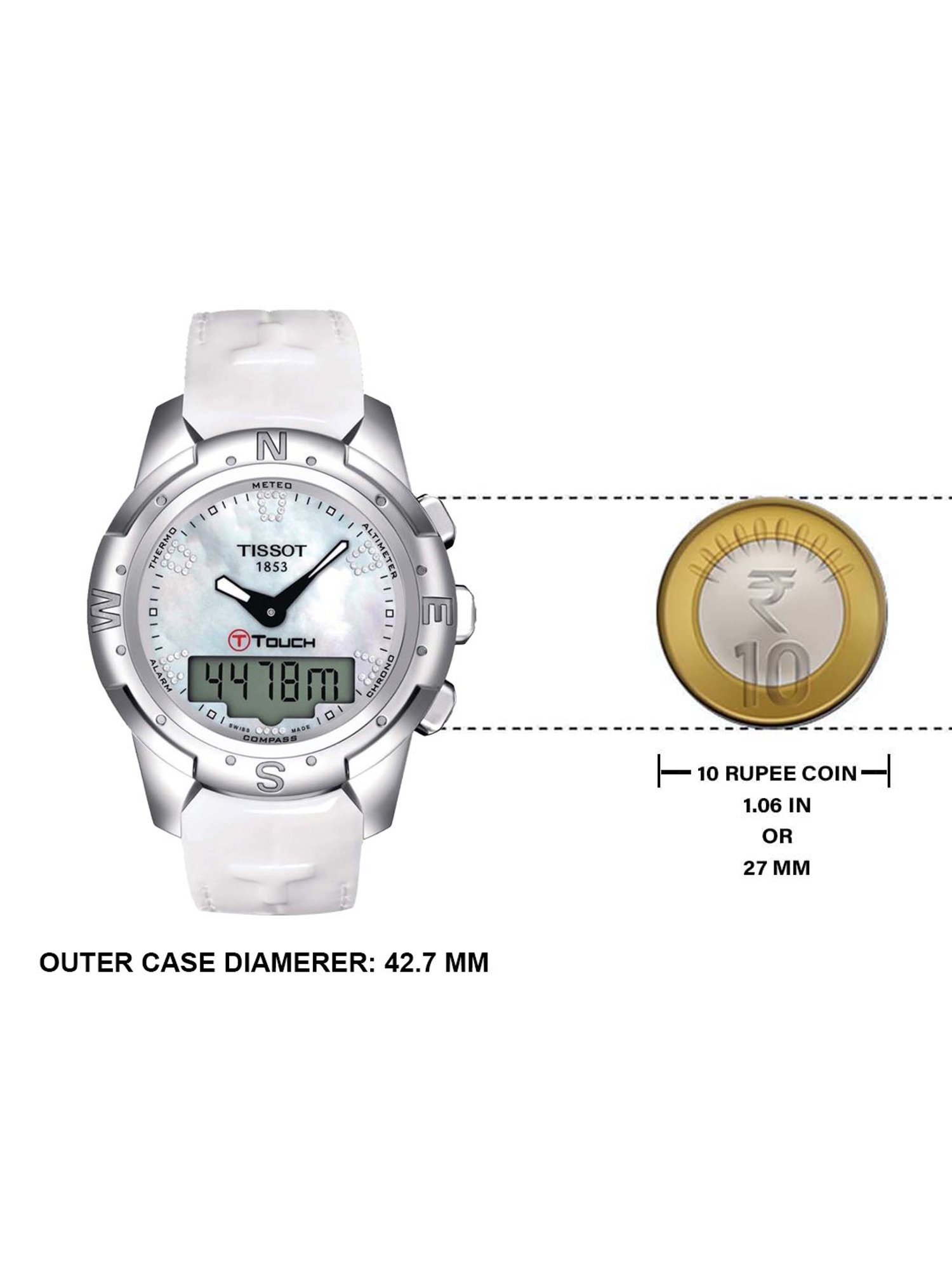 Tissot T-Touch II Titanium Lady T0472204611600