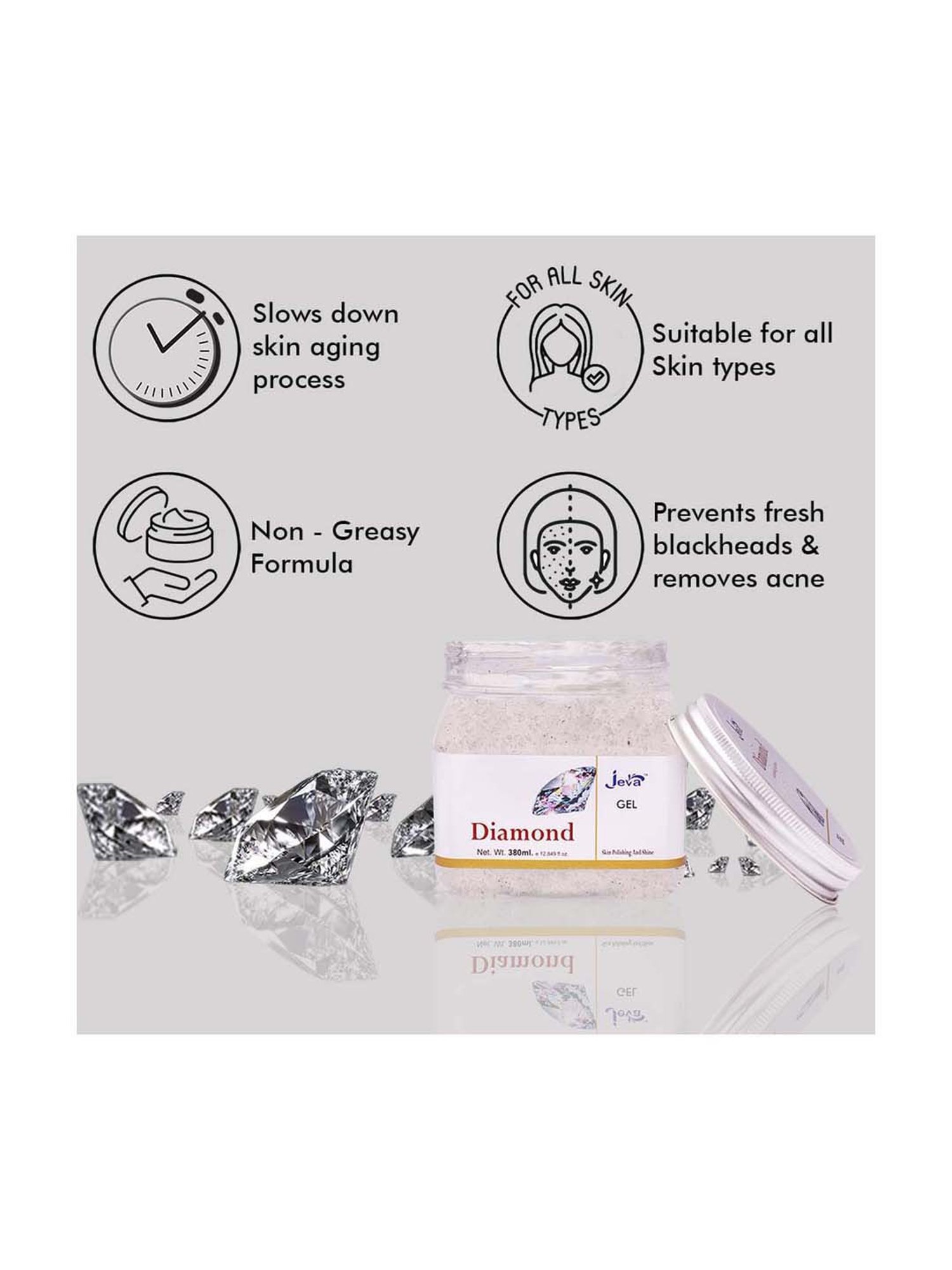 Diamond Skin Polishing Gel - 380 ml