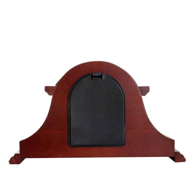 Bedford Redwood Mantel Clock with Chime